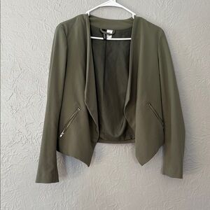 Divided Olive Women's Blazer